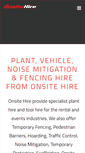 Mobile Screenshot of onsitehire.com